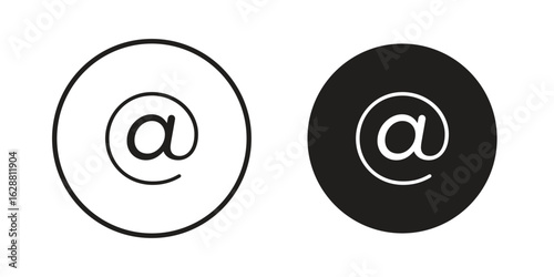 At icon vector Art Illustrations set.