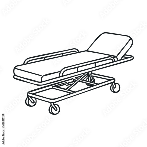 Medical examination table design for healthcare facilities and clinics