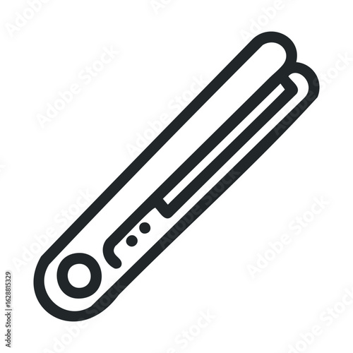 Hair styling tool for sleek hair designs and everyday use