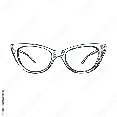 Stylish cat eye glasses for trendy individuals and fashion lovers