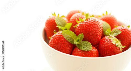 strawberries in a bowl