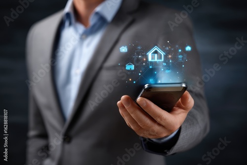 Wallpaper Mural Home technology system: smart innovation, connected network, sensor capability, appliance interaction, platform setup, data transmission, interface response, user function, residential upgrade Torontodigital.ca