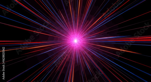 abstract background with rays