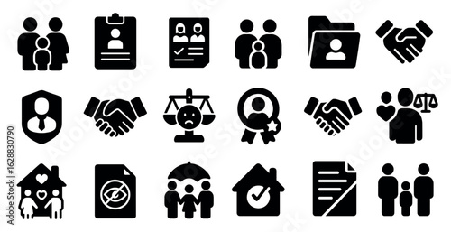 set of religious symbols