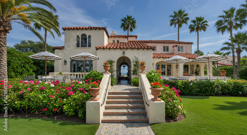 Luxury villa rental palm beach florida vacation home real estate spanish architecture florida coast