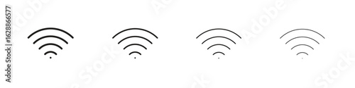 Wifi icon design. Modern line. EPS10