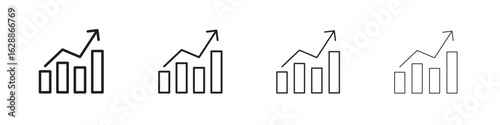 Trend Arrow icon design. Modern line. EPS10