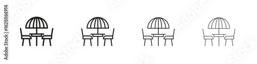 Terrace icon design. Modern line. EPS10