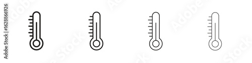 Temperature icon design. Modern line. EPS10