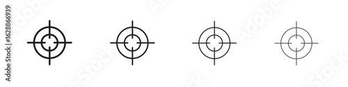 Target icon design. Modern line. EPS10