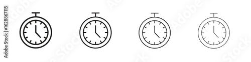 Stopwatch icon design. Modern line. EPS10