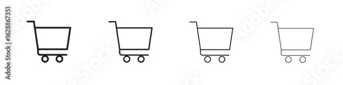 Shopping icon design. Modern line. EPS10