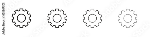 Settings icon design. Modern line. EPS10