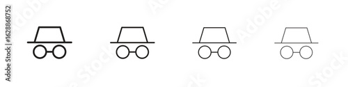 Incognito icon design. Modern line. EPS10