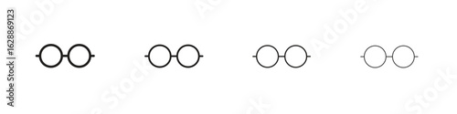 Glasses icon design. Modern line. EPS10