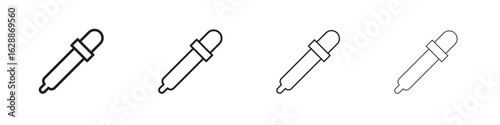 Eye dropper icon design. Modern line. EPS10