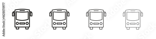 Bus icon design. Modern line. EPS10