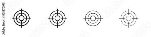 Bullseye pointer icon design. Modern line. EPS10