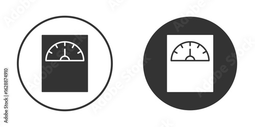 Scale icon Minimal Flat Pictogram for Ui Designs