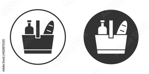 Picnic icon Minimal Flat Pictogram for Ui Designs