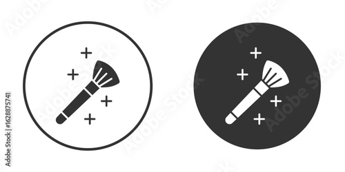 Makeup brush icon Minimal Flat Pictogram for Ui Designs