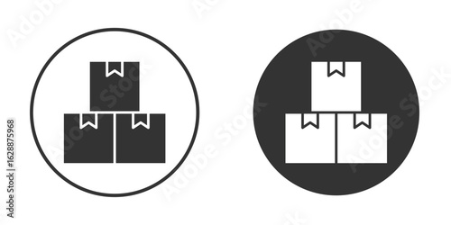 Inventory icon Minimal Flat Pictogram for Ui Designs