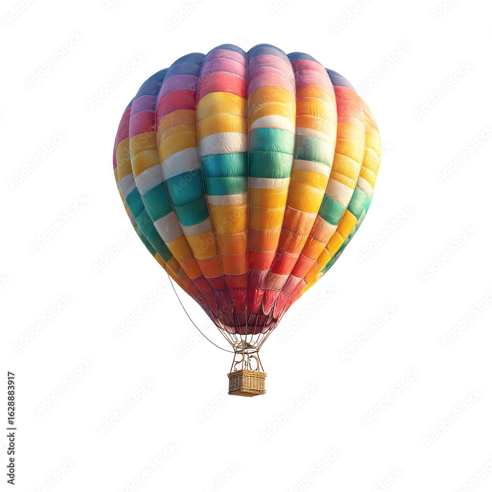 Naklejka premium Colorful hot air balloon (1)