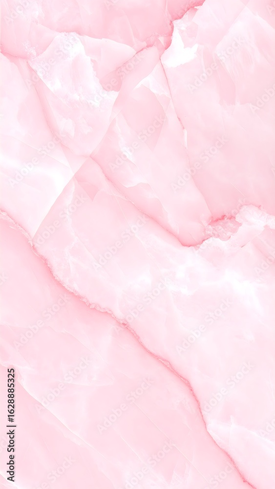 Fototapeta premium Delicate rose quartz surface background. Quartz stone texture. Abstract Vertical Phone Background