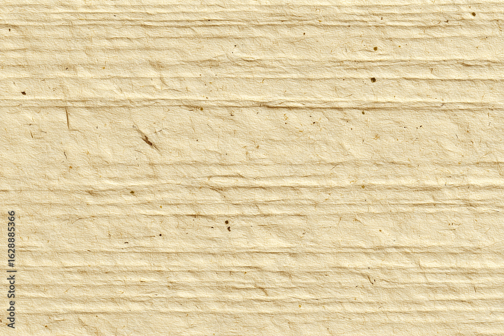 Fototapeta premium Handmade Ribbed Paper Texture - Rough Handmade Paper Texture