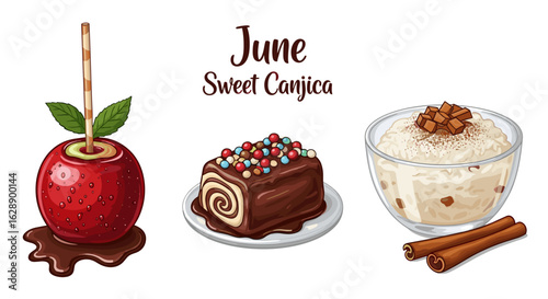 Sweet June: A delightful display of candy, cake and ice cream treats