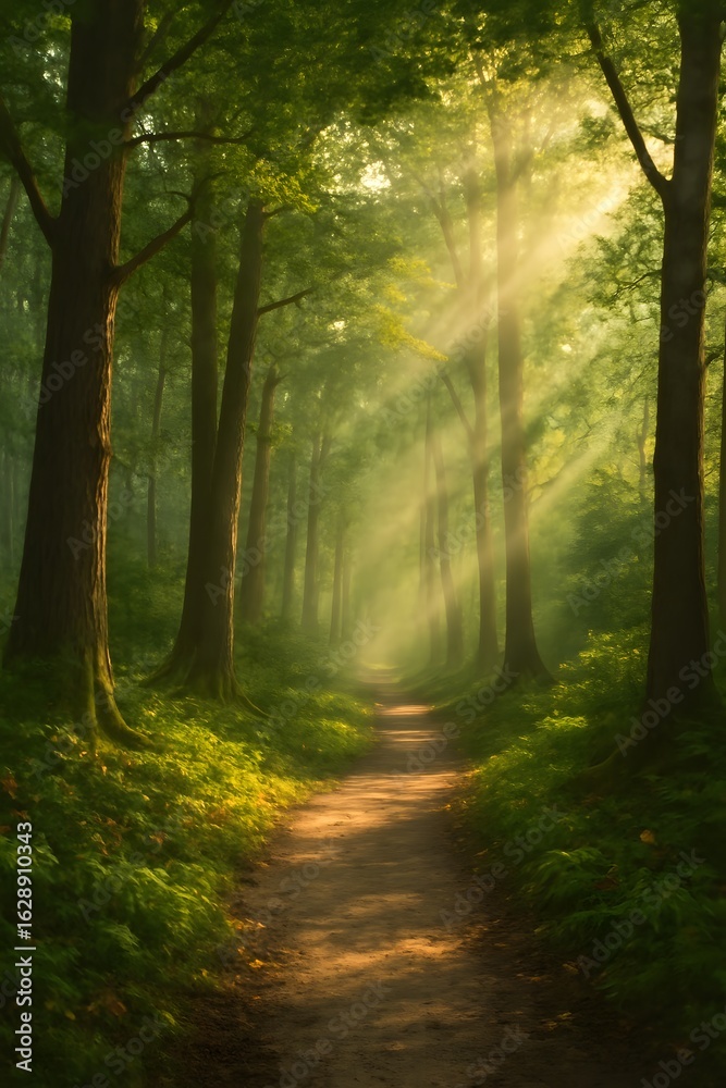 Fototapeta premium morning in the forest