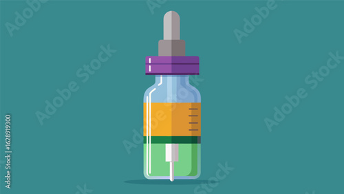 A dropper bottle with clearly marked dosage indicators allowing for precise and gradual dosing of ketamine for patients who may require smaller doses..