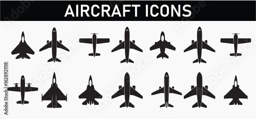 Aircraft Icon Pack – Multiple Styles