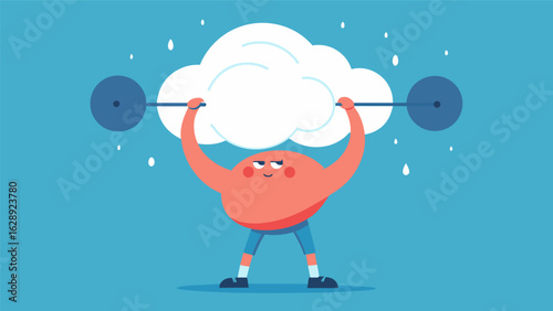 A heavy oppressive weight is lifted revealing a soft cushiony cloud that cradles and supports the body..