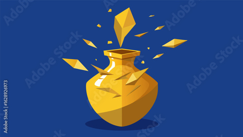 A broken vase carefully put back together with gold symbolizing the beauty and strength that can arise from healing emotional s through ketamine.