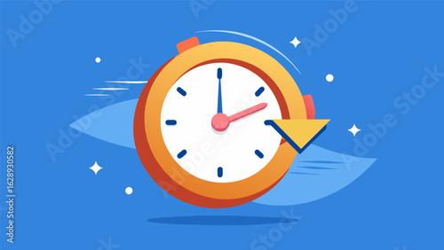 A clock ticking backwards symbolizing the potential for rewinding and revisiting past experiences and traumas..