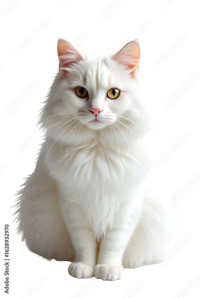 Obraz premium british cat isolated on white