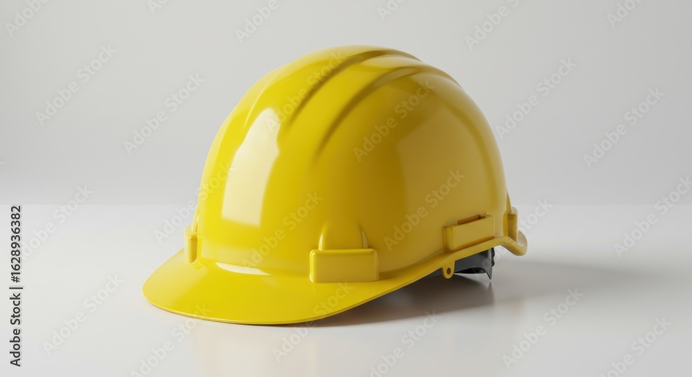 Fototapeta premium Yellow safety helmet