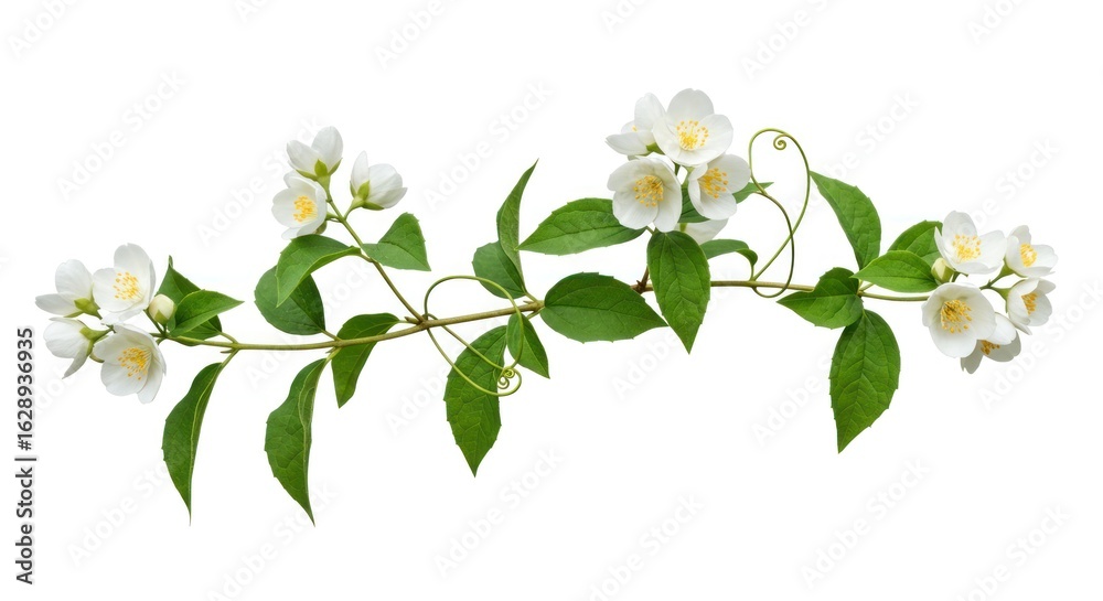 Fototapeta premium Jasmine branch in bloom