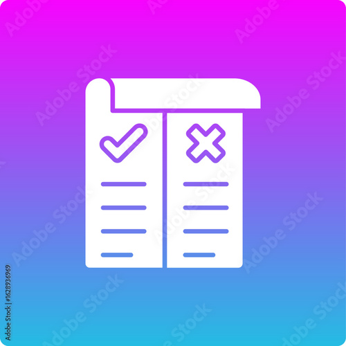 Pros and cons Icon