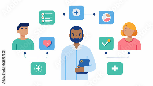 A flowchart showing the steps healthcare professionals take to determine the appropriate dosage for a patient based on their age weight and medical.