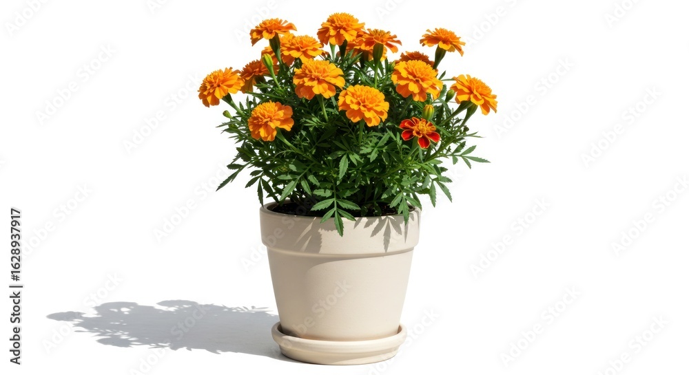 custom made wallpaper toronto digitalPotted orange marigold plant
