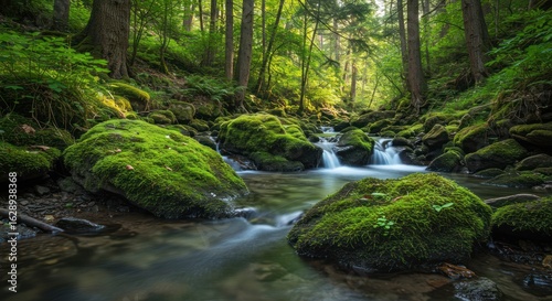 Lush forest stream (2)