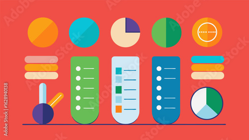 A colorcoded chart with images of different pills and their corresponding recommended dosages making it easy for patients to understand..
