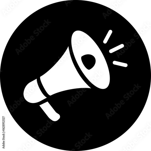 Notification Icon with a Megaphone