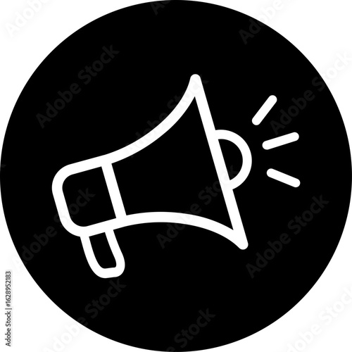 Notification Icon with a Megaphone
