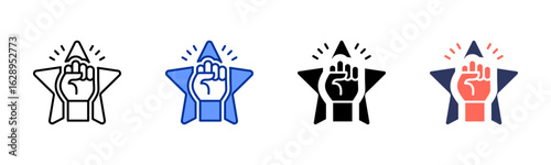 Revolution icon sheet multiple style collection
