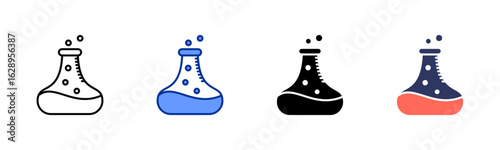 Flask icon sheet multiple style collection