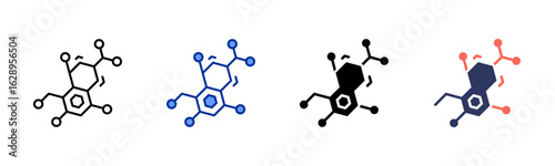 Enzyme icon sheet multiple style collection