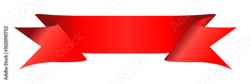 Free Download Waving Red Ribbon - GFXLoad